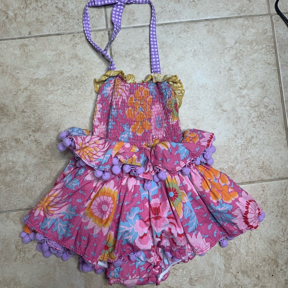 Mustard Pie Romper 12m